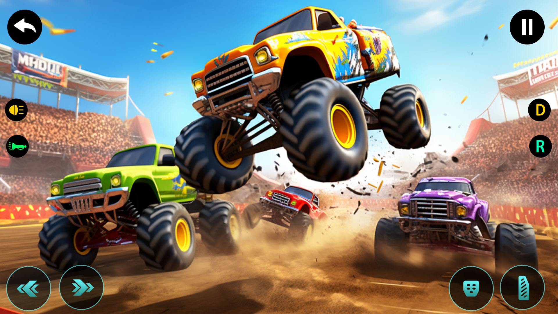 اسکرین شات 1 بازی Monster Truck Racing Offroad
