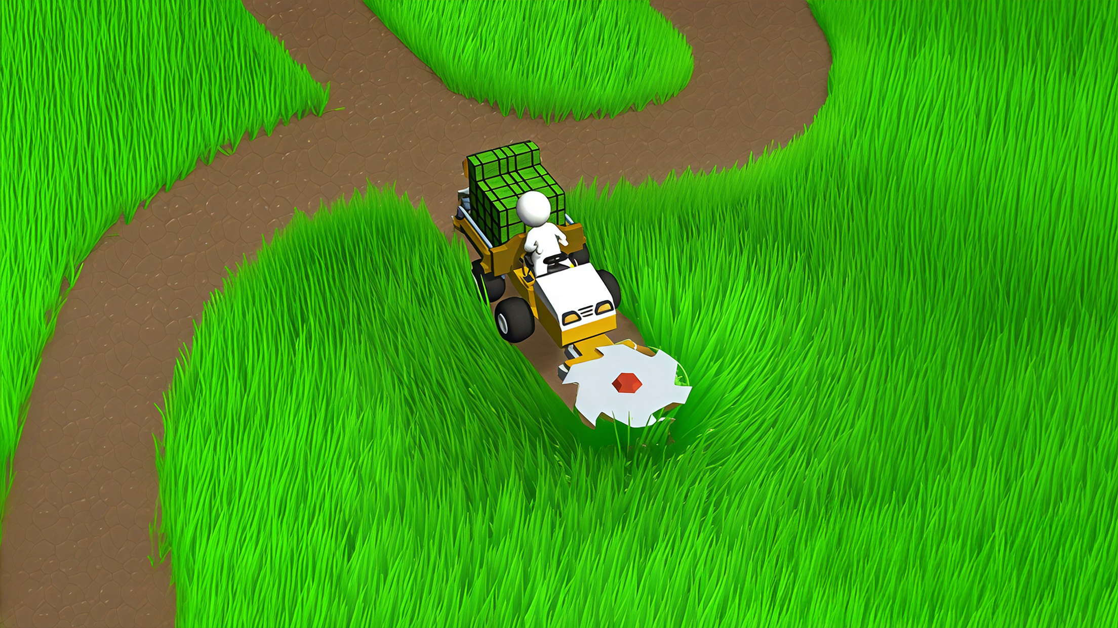 اسکرین شات 2 بازی Stone Grass: Mowing Simulator