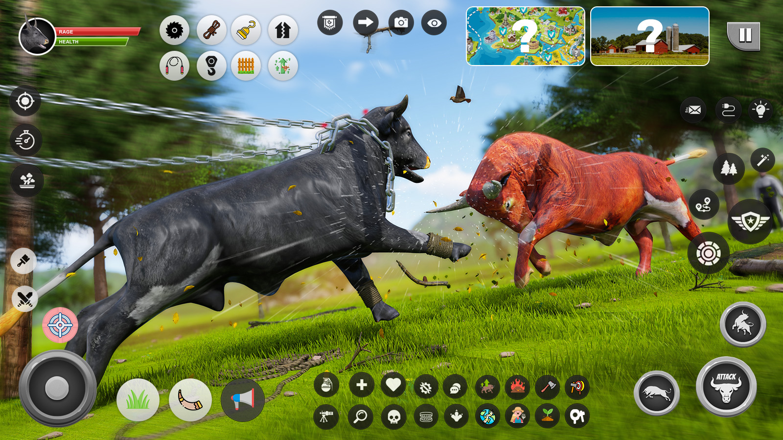 اسکرین شات 6 بازی Wild Battle Craft Bull Games