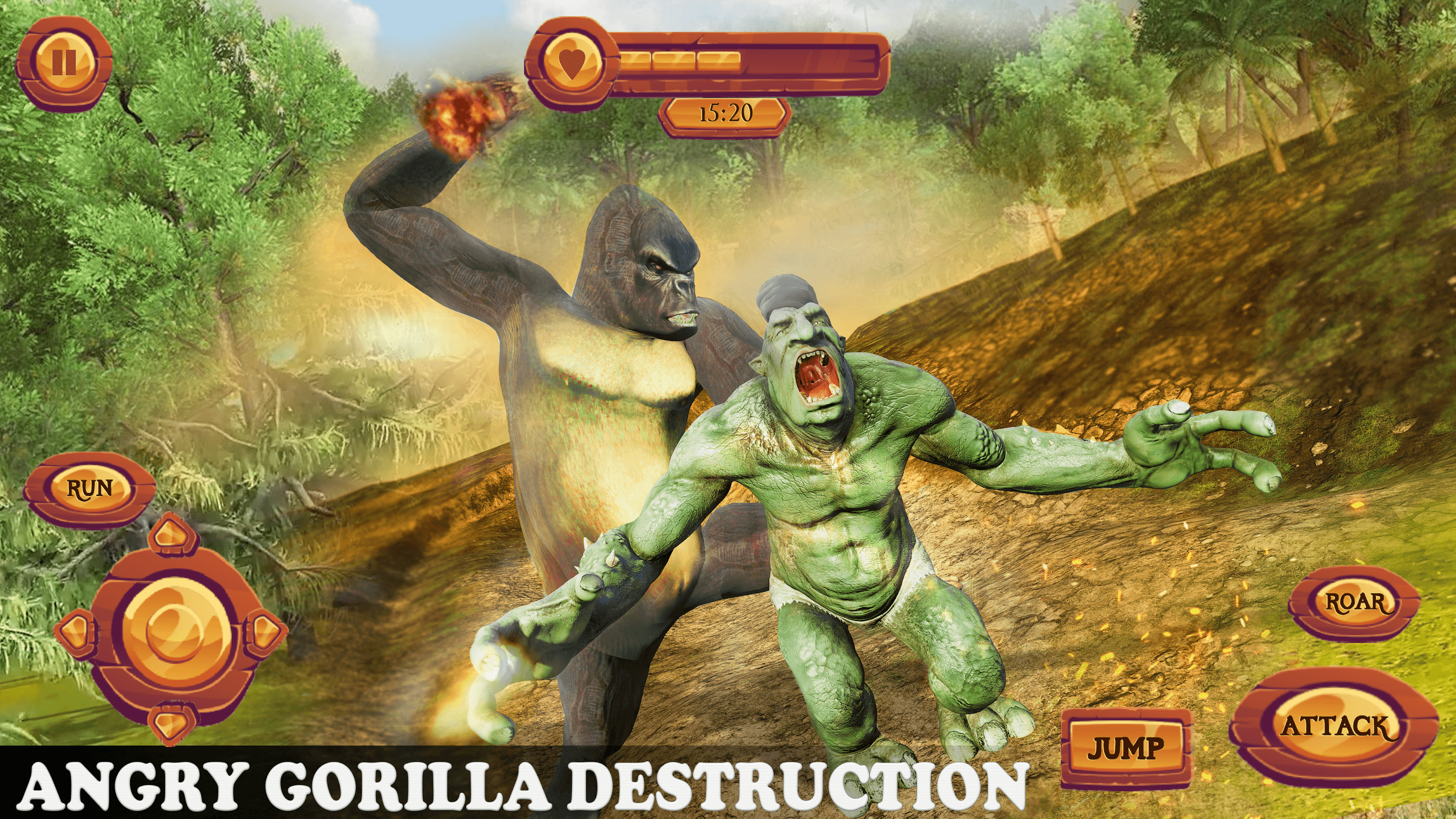 اسکرین شات 6 بازی Wild Forest Gorilla Games