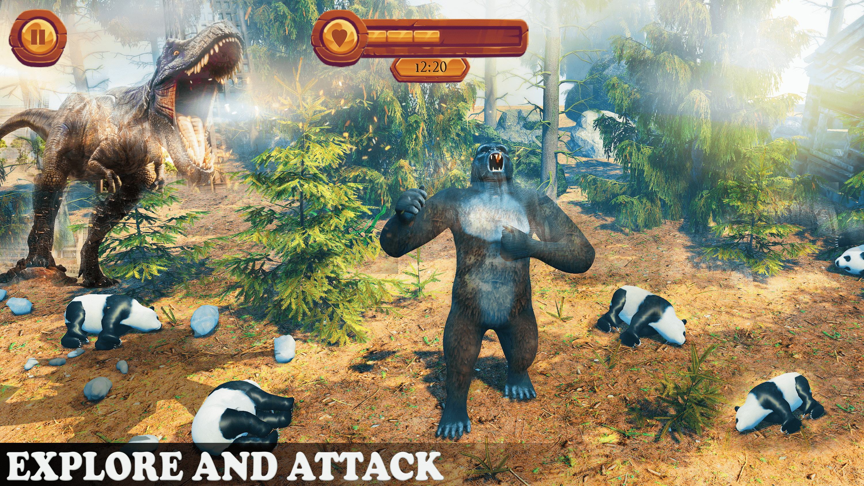 اسکرین شات 4 بازی Wild Forest Gorilla Games