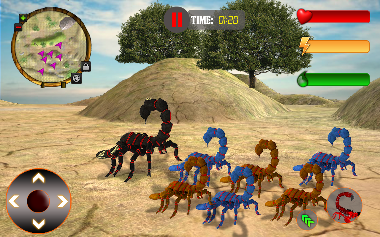 اسکرین شات 4 بازی Wild Scorpion Life Simulator