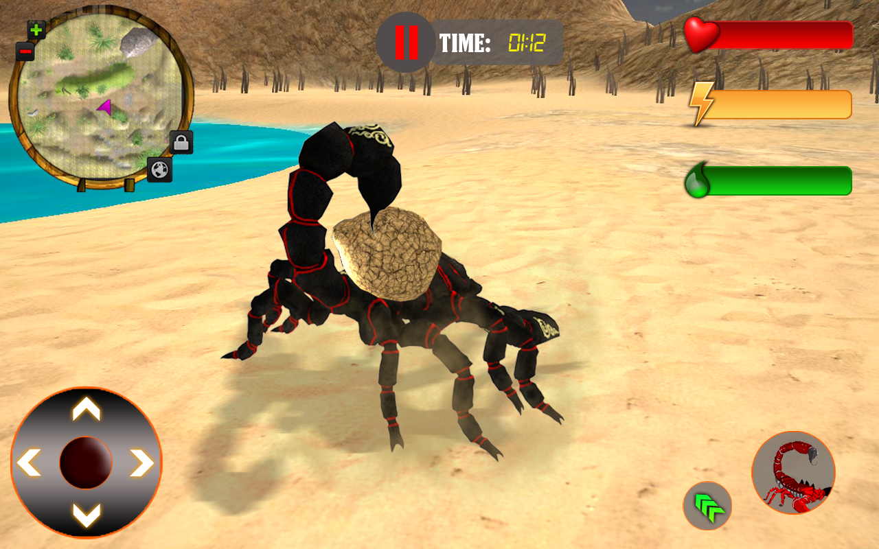 اسکرین شات 3 بازی Wild Scorpion Life Simulator