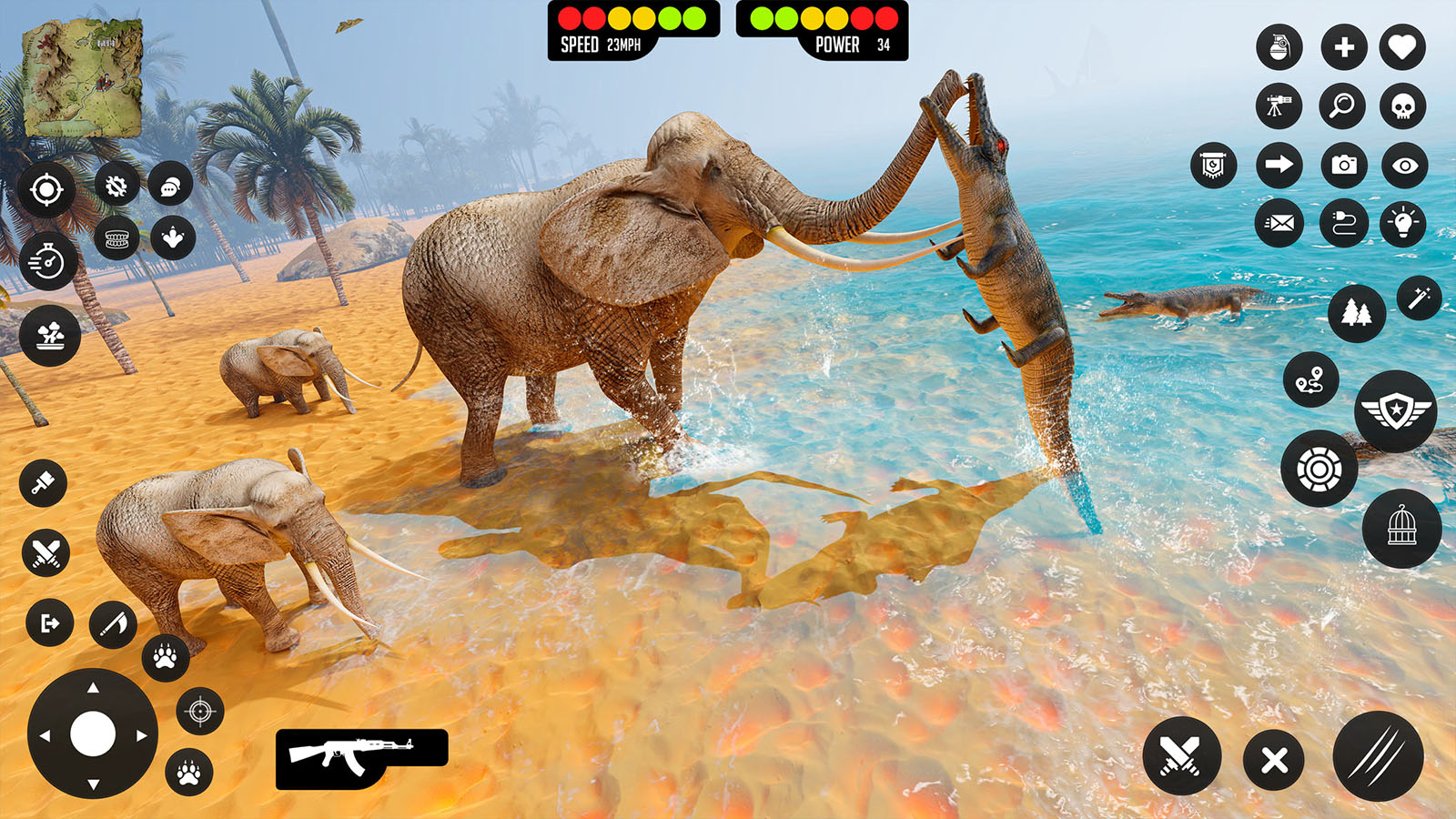 اسکرین شات 1 بازی Crocodile Games Animal Sim 3D
