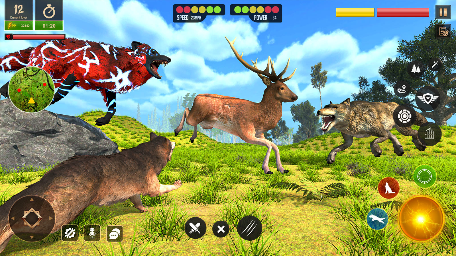 اسکرین شات 1 بازی Wolf Simulator Animal Games