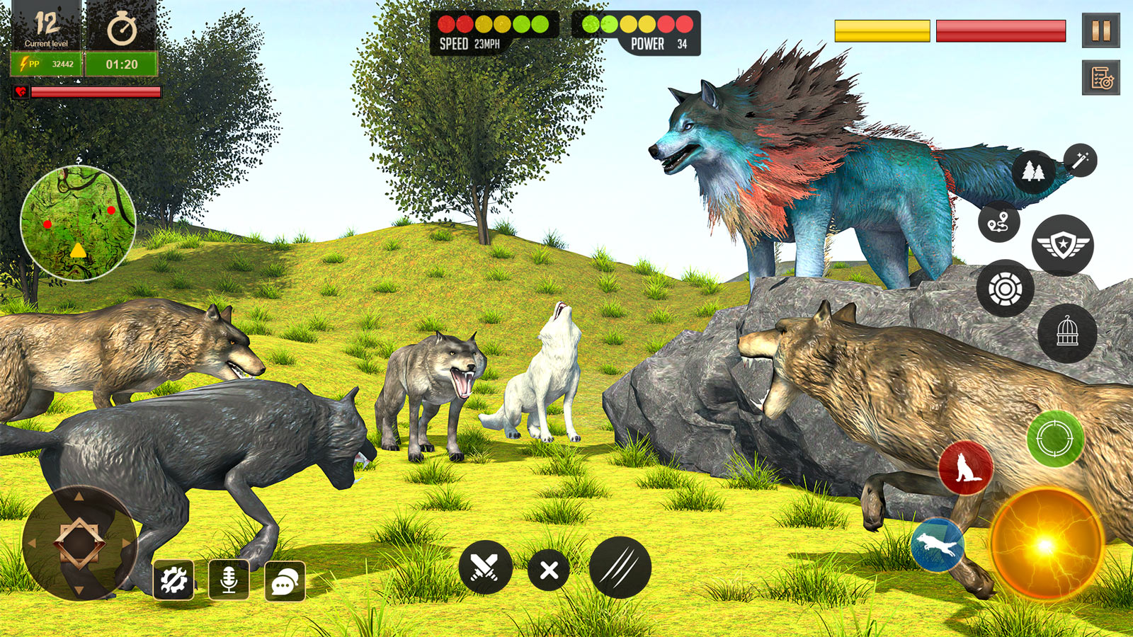 اسکرین شات 4 بازی Wolf Simulator Animal Games