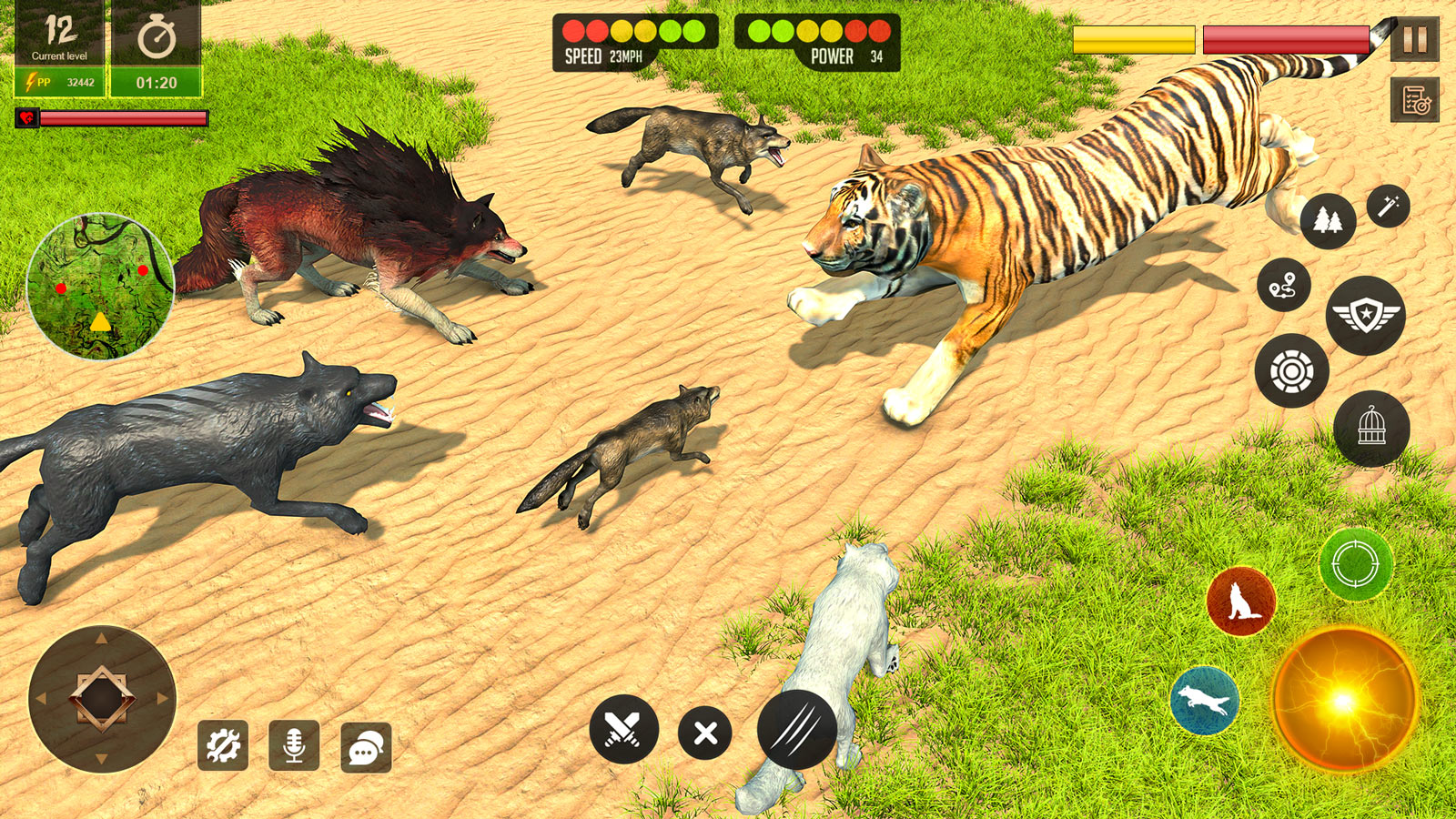 اسکرین شات 2 بازی Wolf Simulator Animal Games