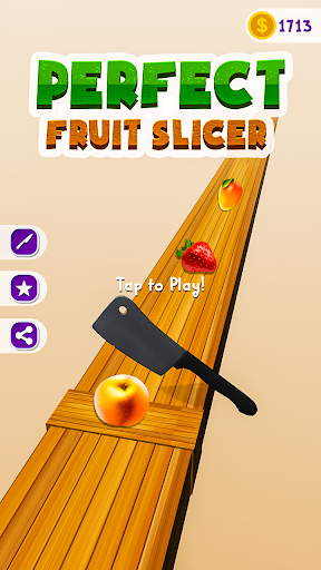 اسکرین شات 5 بازی Perfect Fruit Slicer - Veggies Chop slices