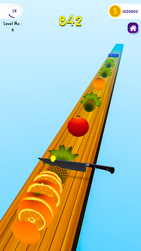 اسکرین شات 3 بازی Perfect Fruit Slicer - Veggies Chop slices
