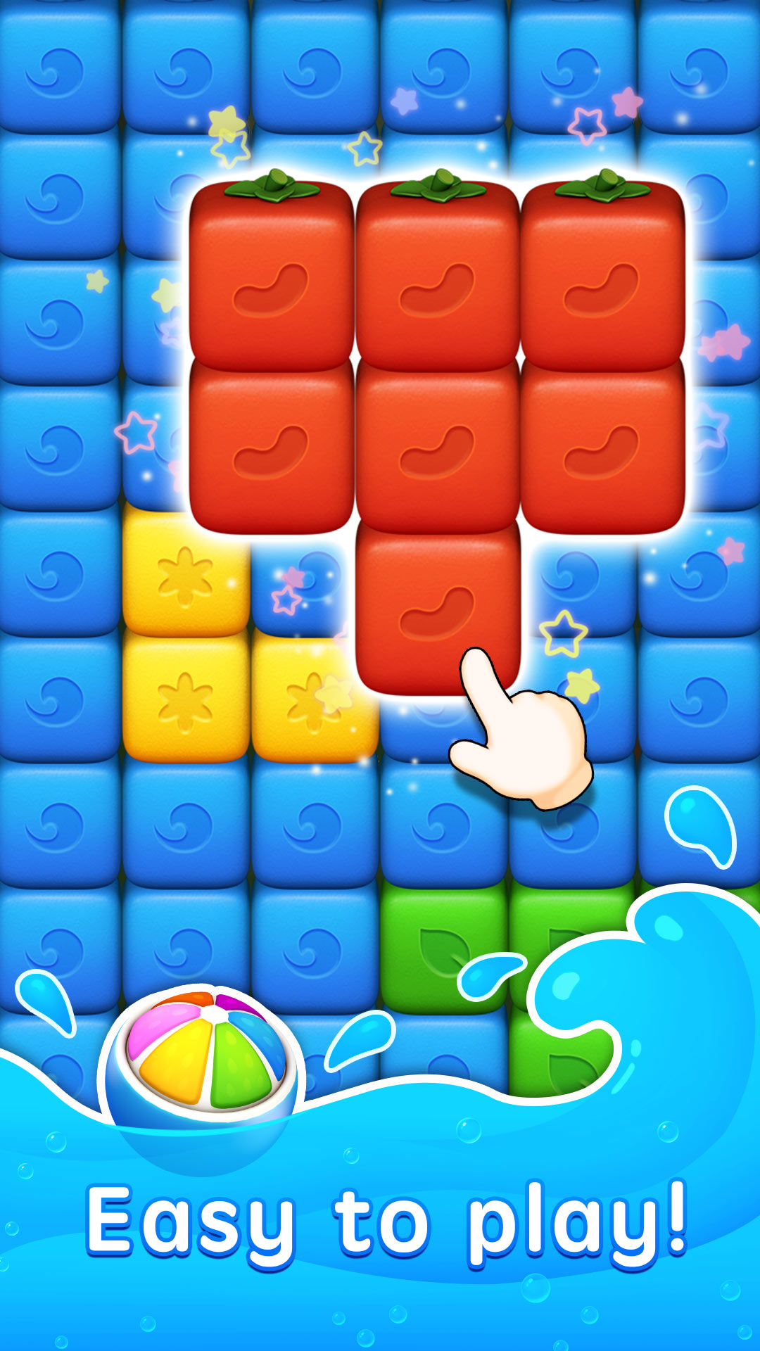 اسکرین شات 1 بازی Fruit Block Friends