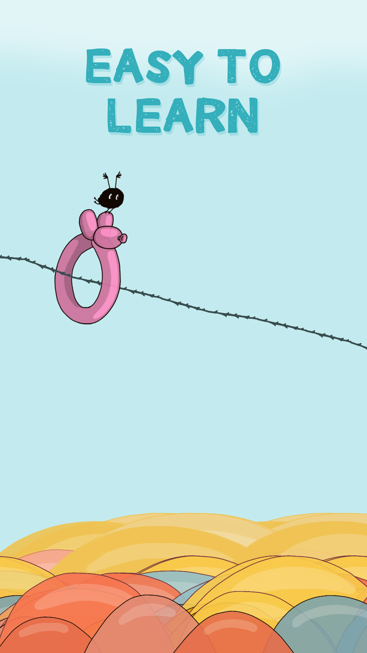 اسکرین شات 1 بازی Balloon FRVR - Tap to Flap and