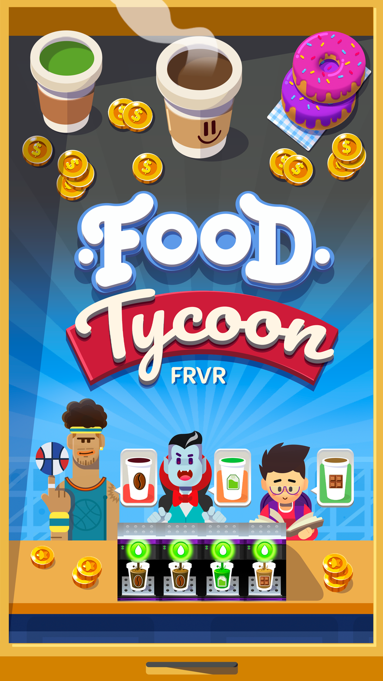 اسکرین شات 1 بازی Food Tycoon FRVR