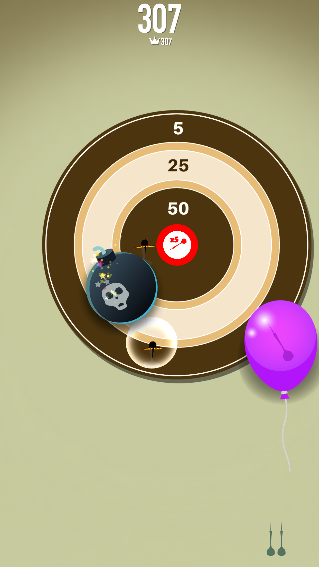 اسکرین شات 2 بازی Darts FRVR - Master of the Dar