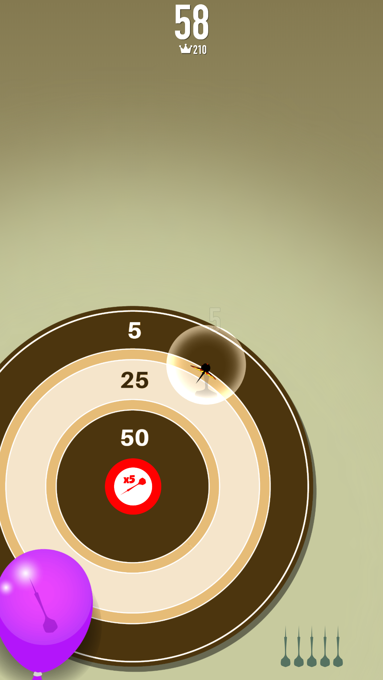 اسکرین شات 5 بازی Darts FRVR - Master of the Dar