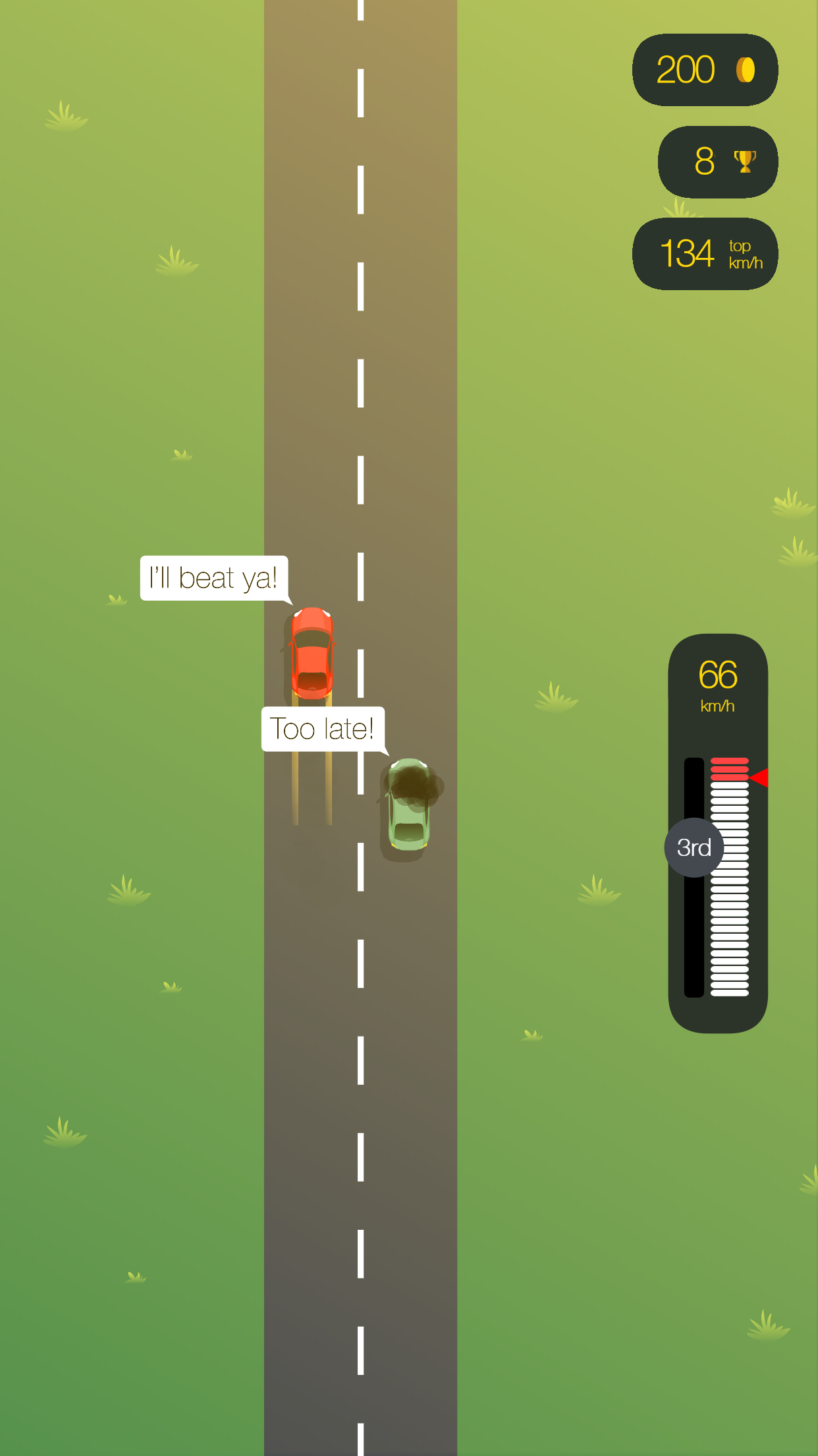 اسکرین شات 4 بازی Drag Race FRVR - Speed Racing