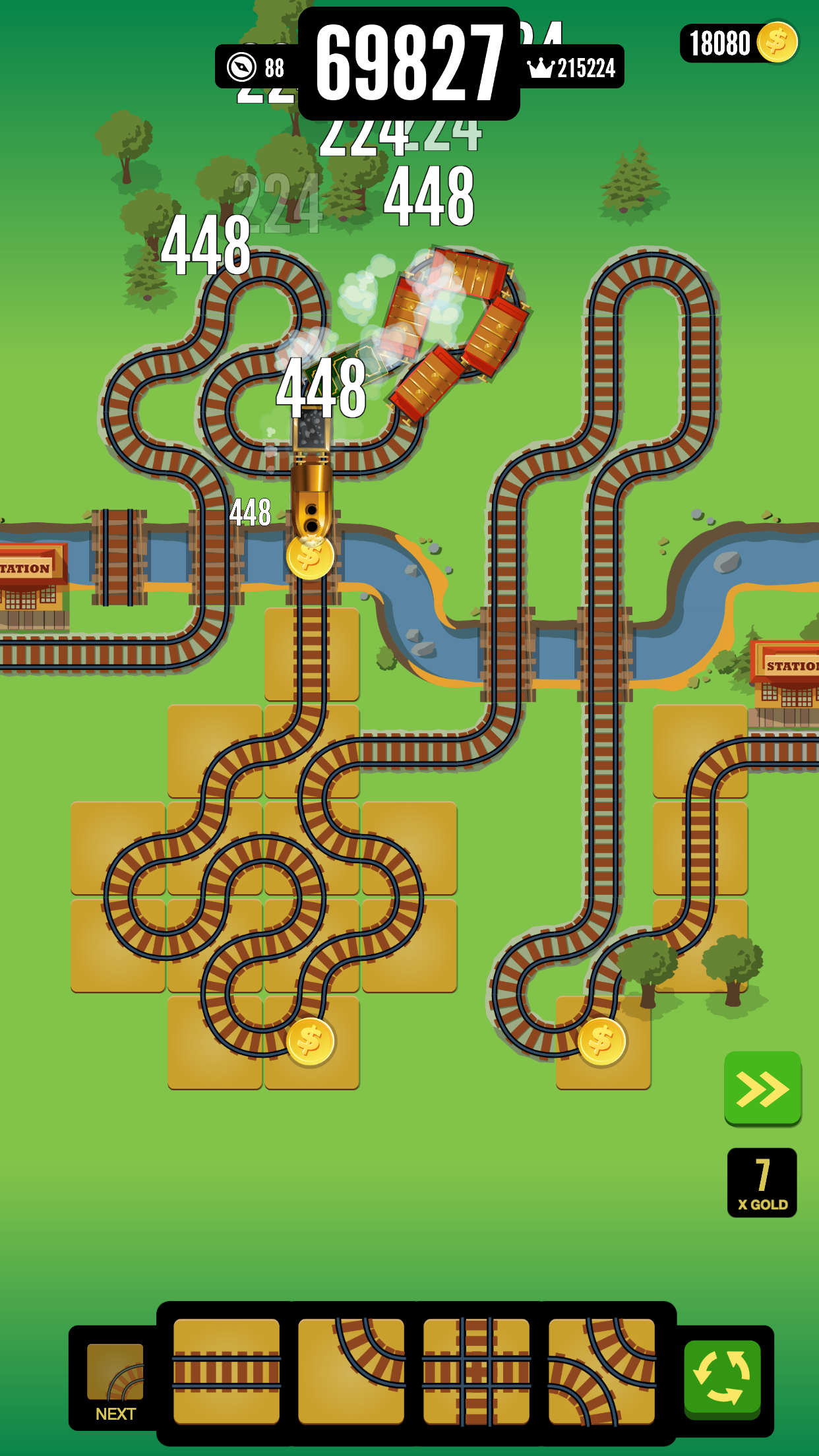 اسکرین شات 2 بازی Gold Train FRVR
