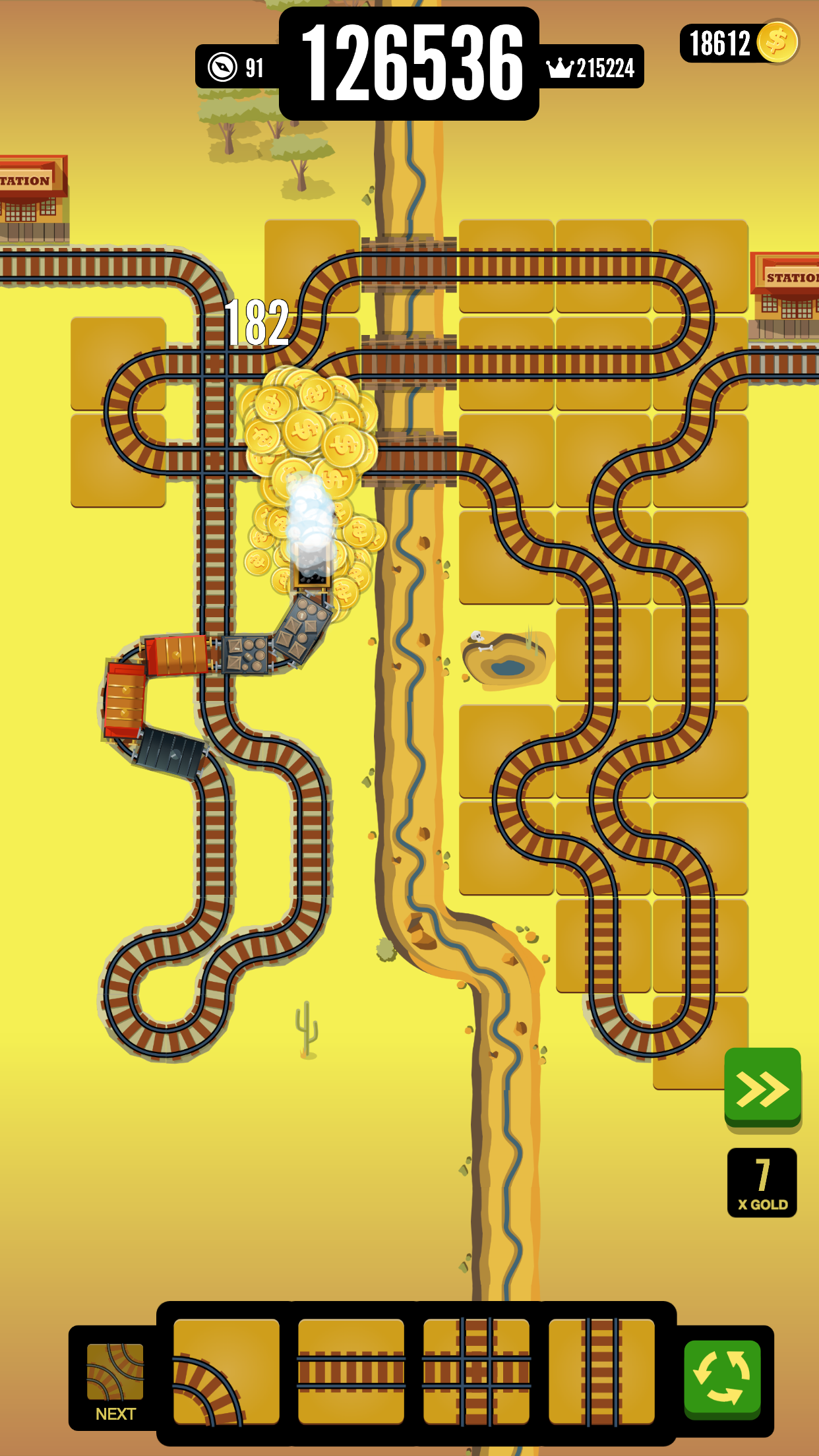 اسکرین شات 3 بازی Gold Train FRVR