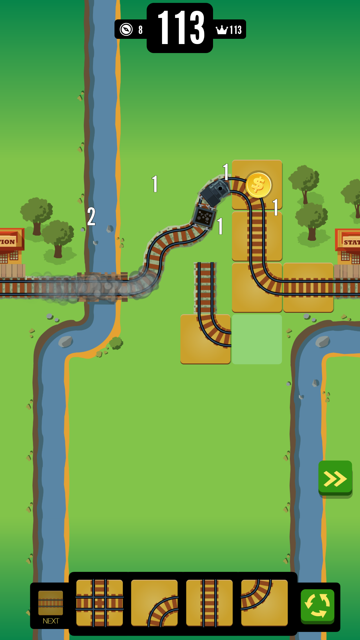 اسکرین شات 1 بازی Gold Train FRVR
