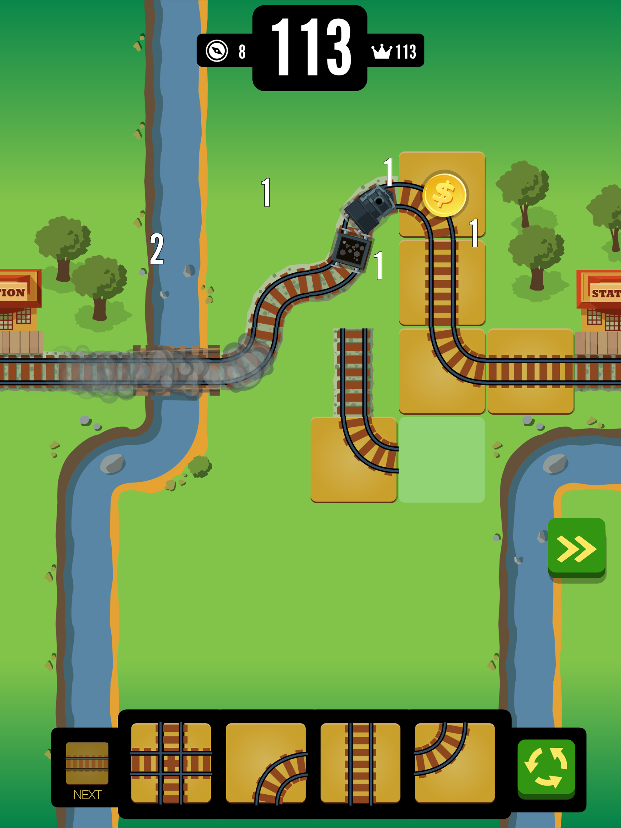 اسکرین شات 1 بازی Gold Train FRVR