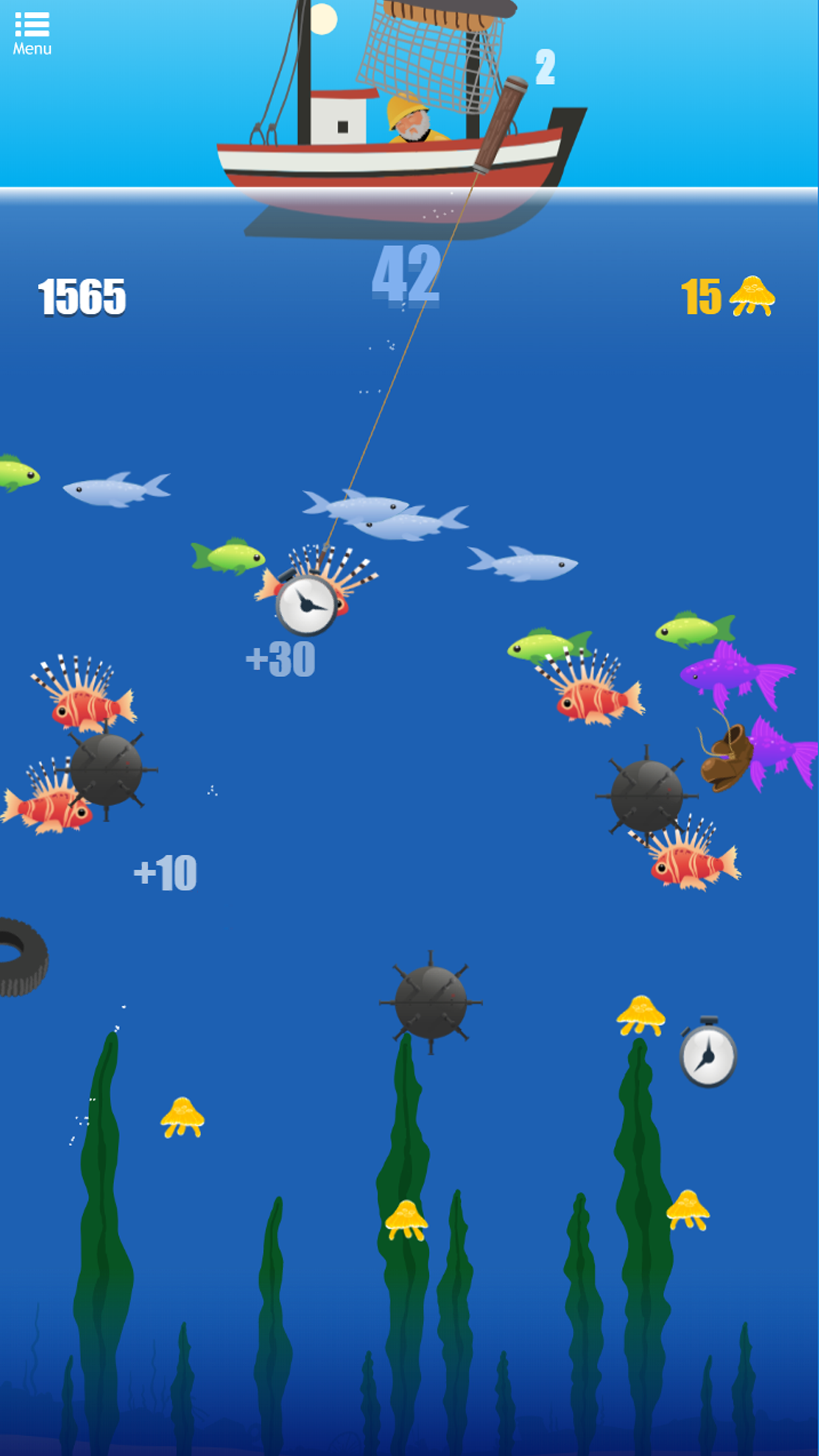اسکرین شات 1 بازی Harpoon FRVR - Spear Fishing G