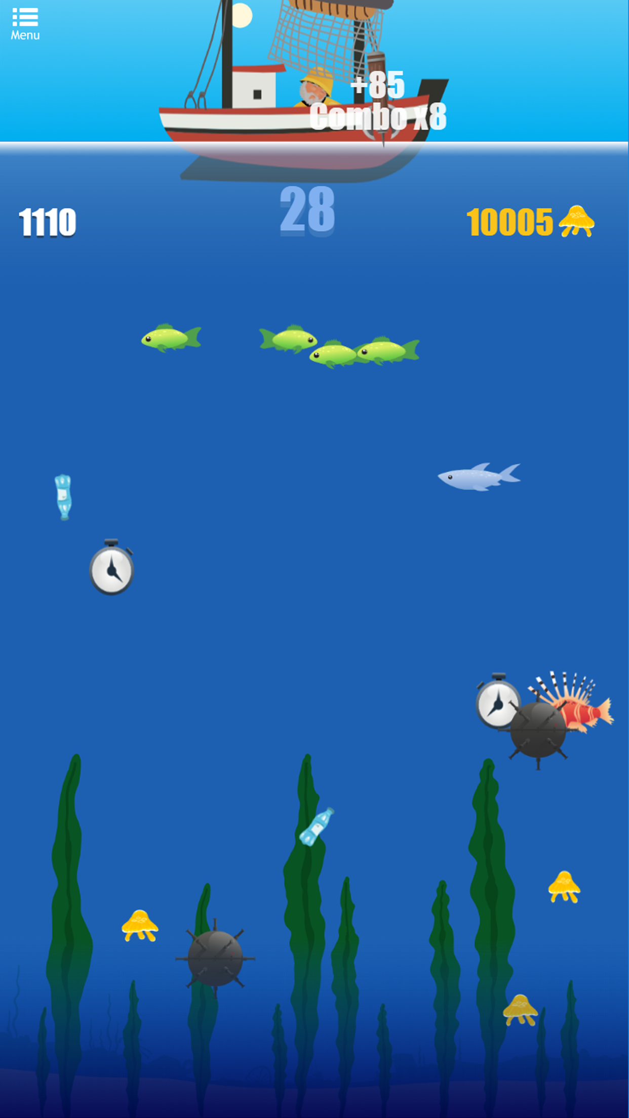 اسکرین شات 5 بازی Harpoon FRVR - Spear Fishing G