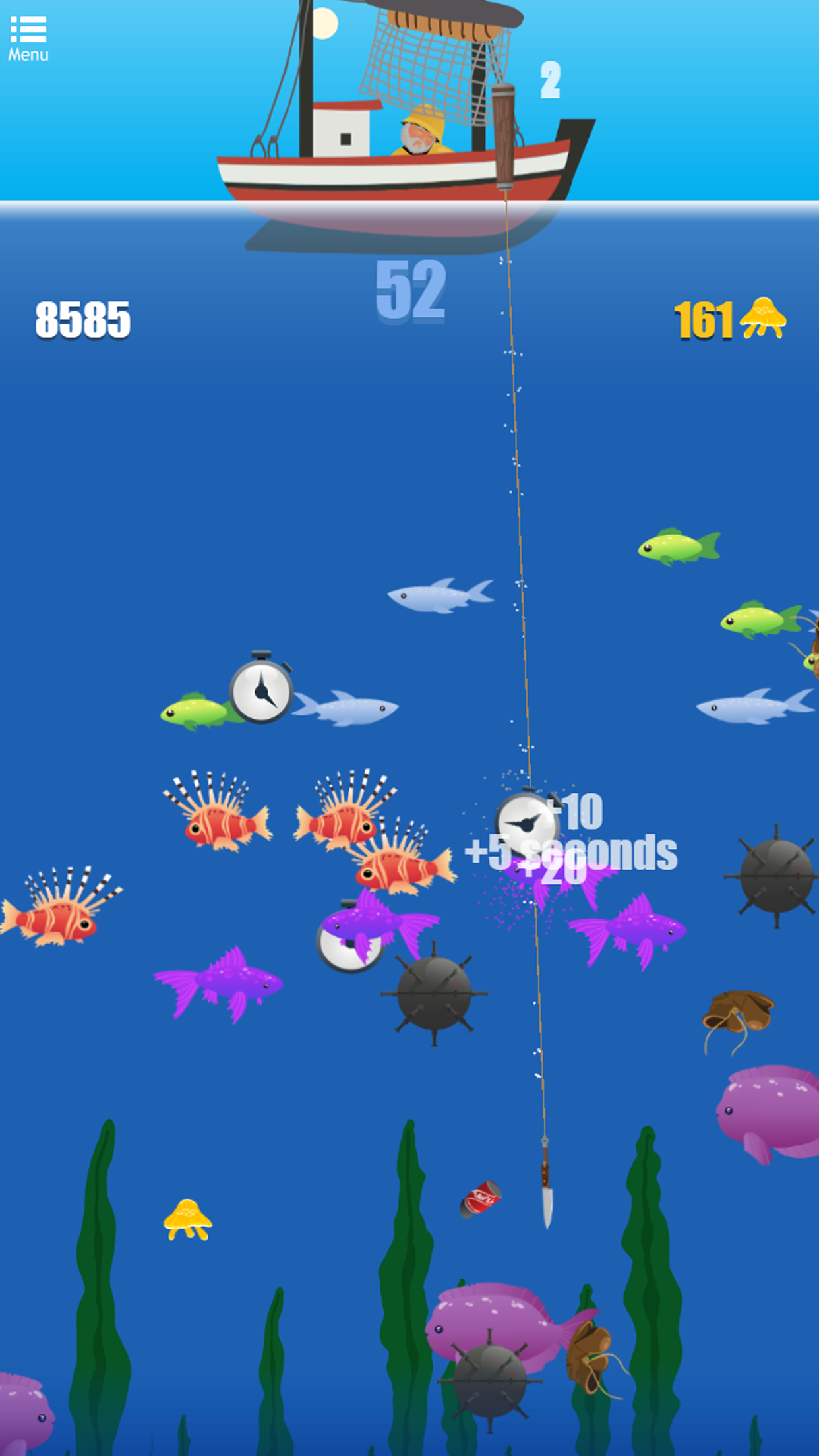 اسکرین شات 2 بازی Harpoon FRVR - Spear Fishing G