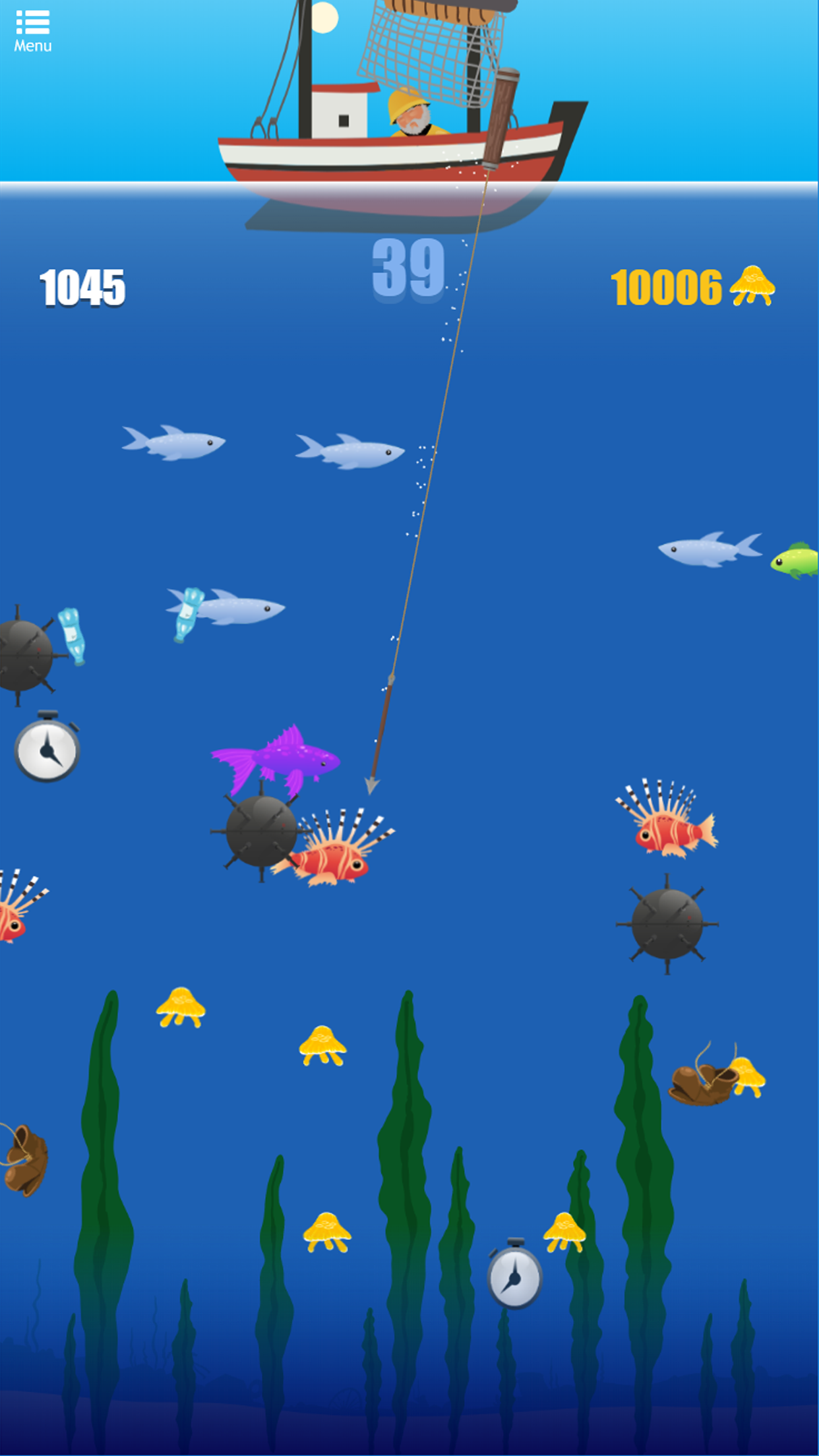 اسکرین شات 4 بازی Harpoon FRVR - Spear Fishing G