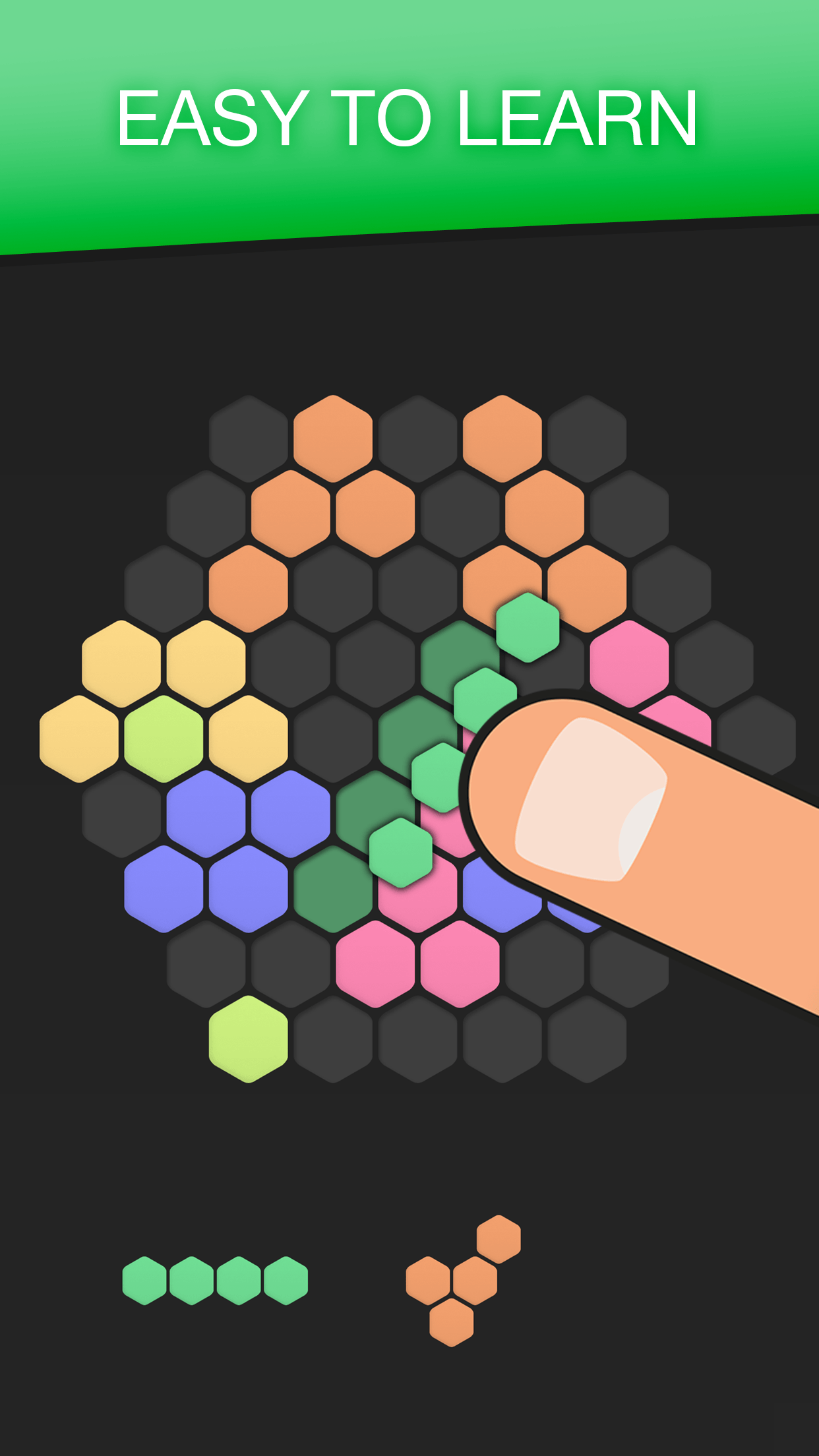 اسکرین شات 1 بازی Hex FRVR - Hexa Puzzle Board