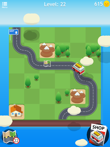 اسکرین شات 8 بازی Road Trip FRVR - Connect the Way of the Car Puzzle
