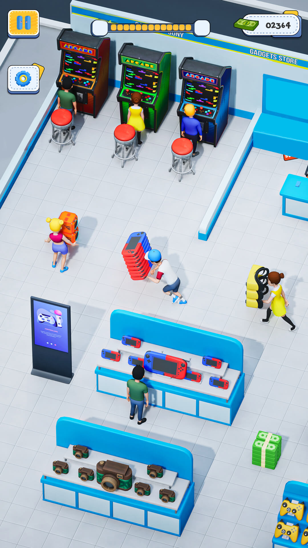 اسکرین شات 3 بازی Electronics Mart Simulator 3d