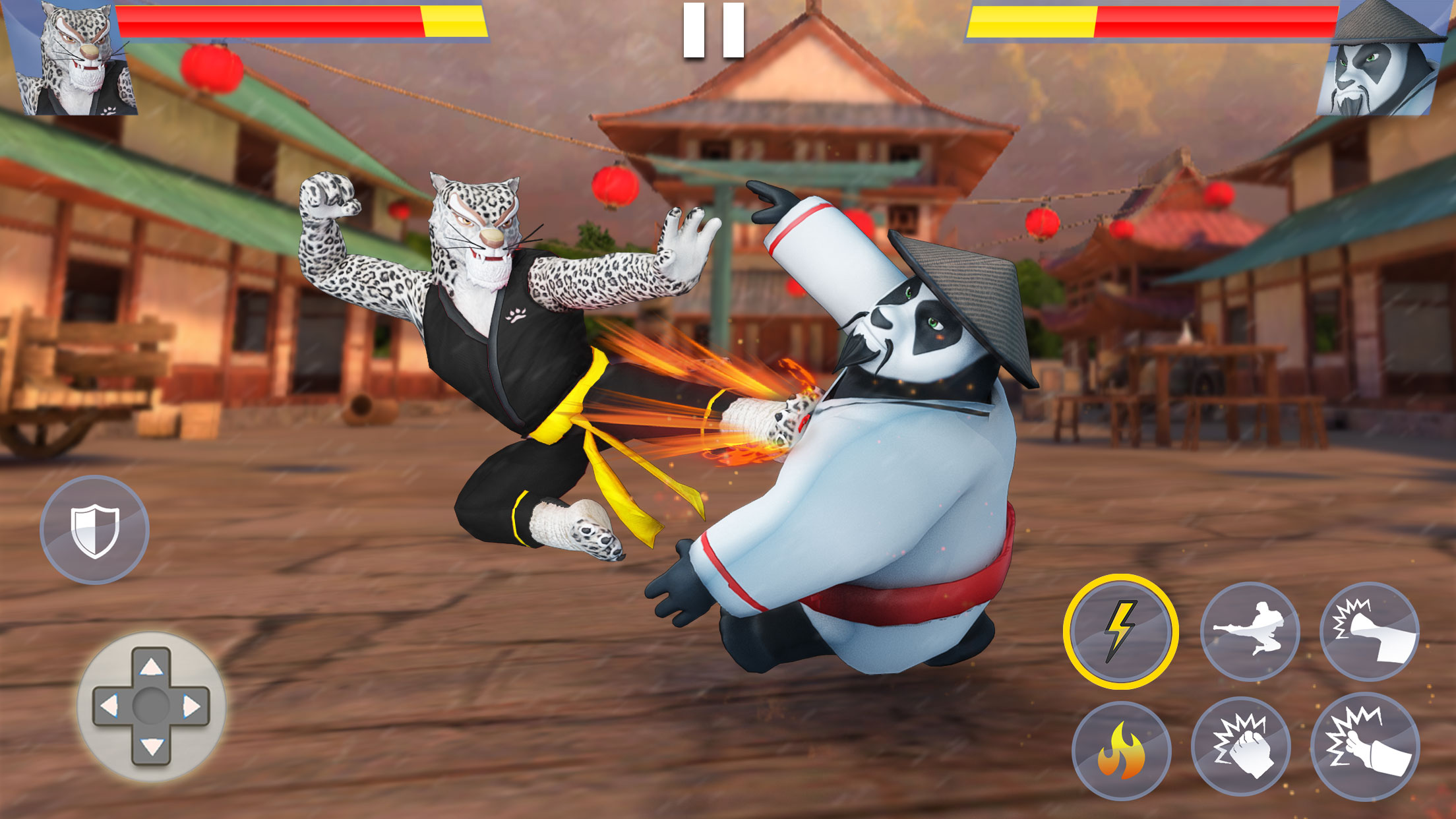 اسکرین شات 2 بازی Kung Fu Animal: Fighting Games