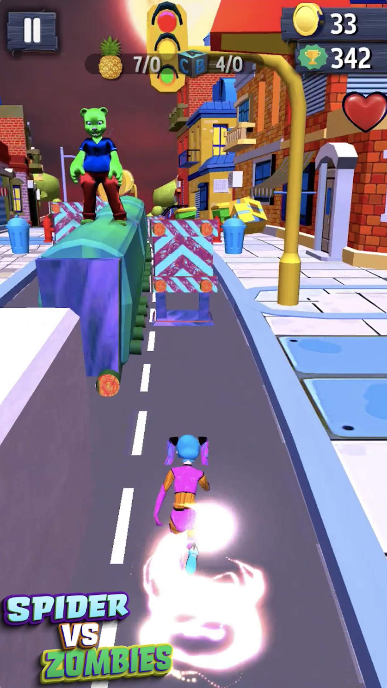 اسکرین شات 5 بازی Spider vs Zombies