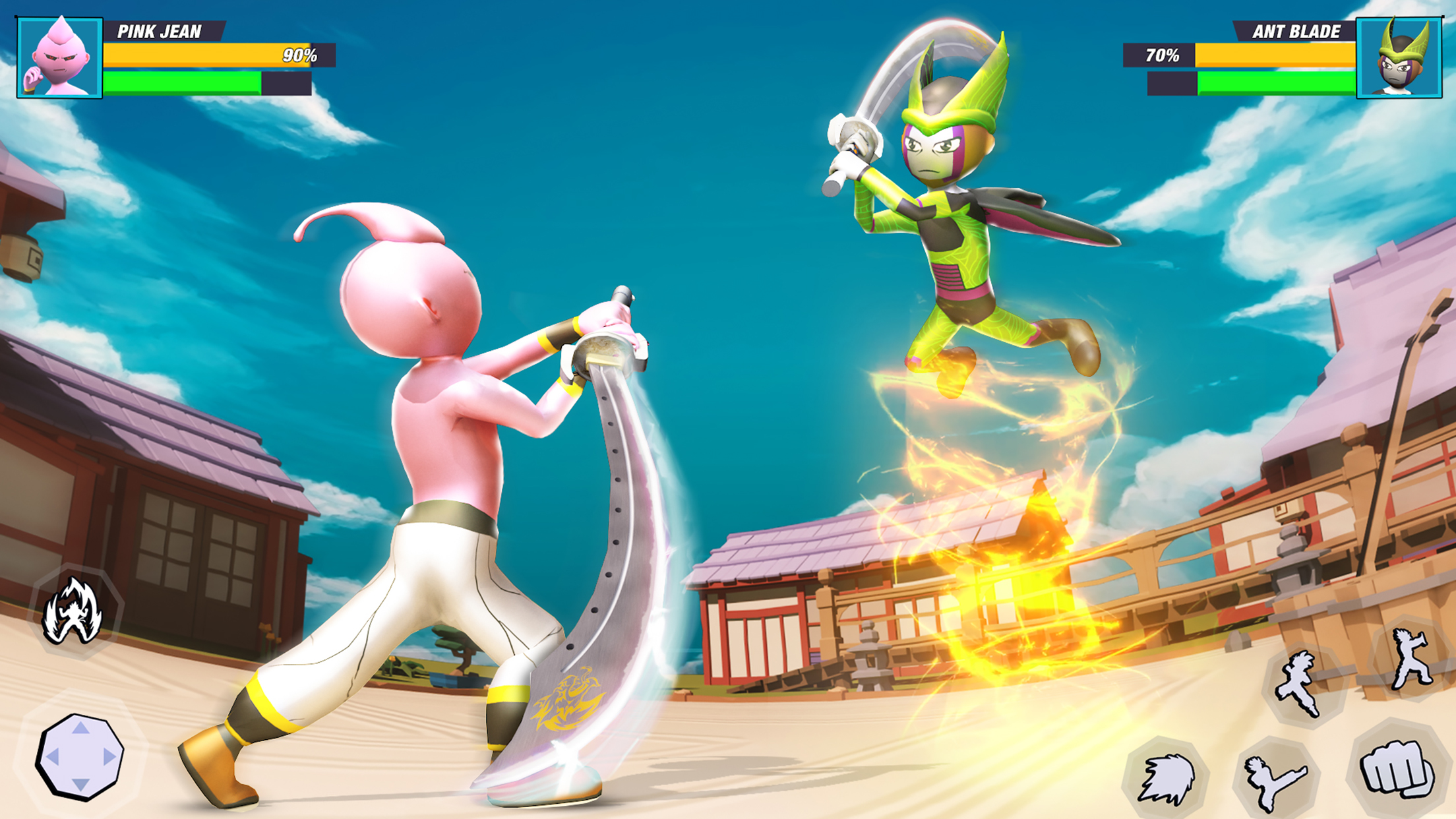 اسکرین شات 3 بازی Stick Fighters: Karate Heroes