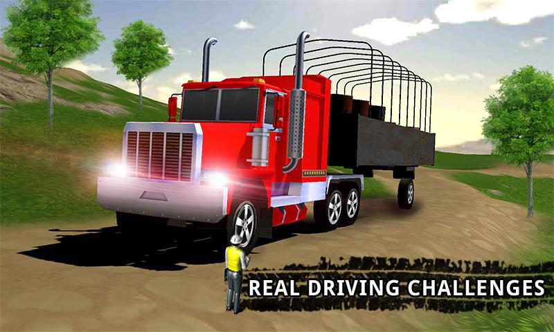 اسکرین شات 1 بازی Cargo Truck Driver Game 3d