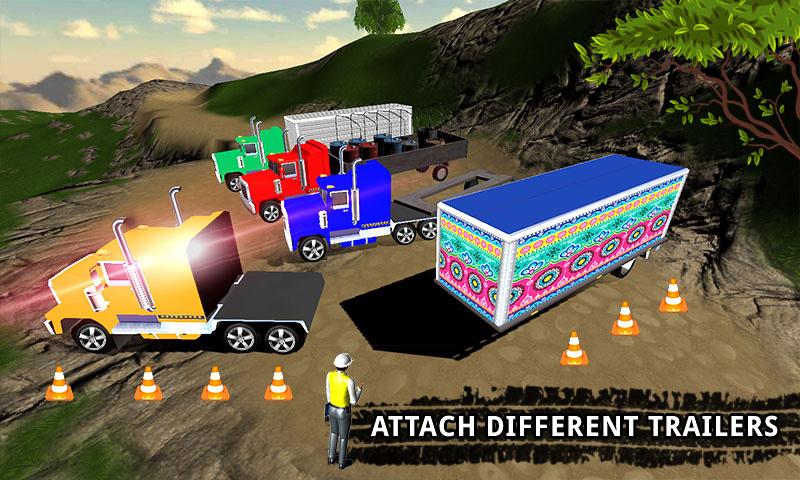 اسکرین شات 3 بازی Cargo Truck Driver Game 3d