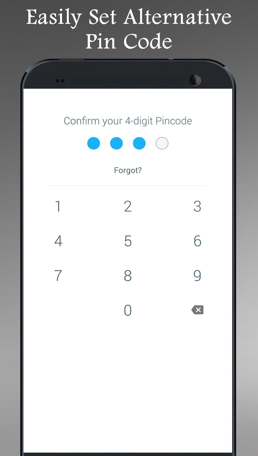 اسکرین شات 5 برنامه Fingerprint App Lock Real