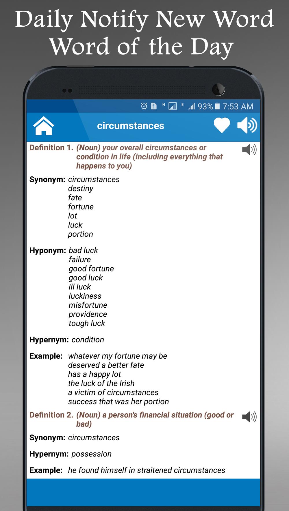 اسکرین شات 3 برنامه Offline English Dictionary