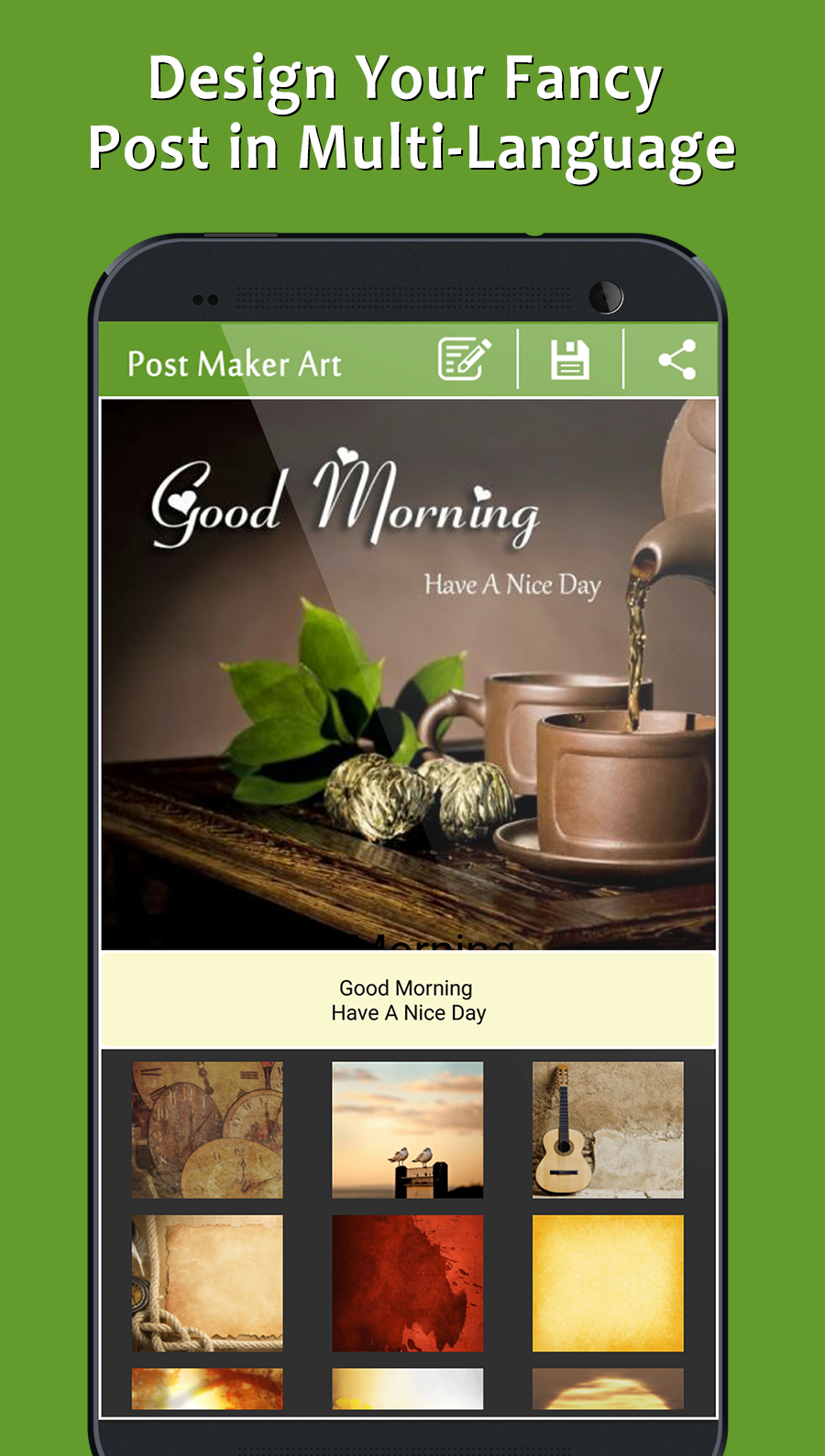 اسکرین شات 4 برنامه Post Maker - Fancy Text Art