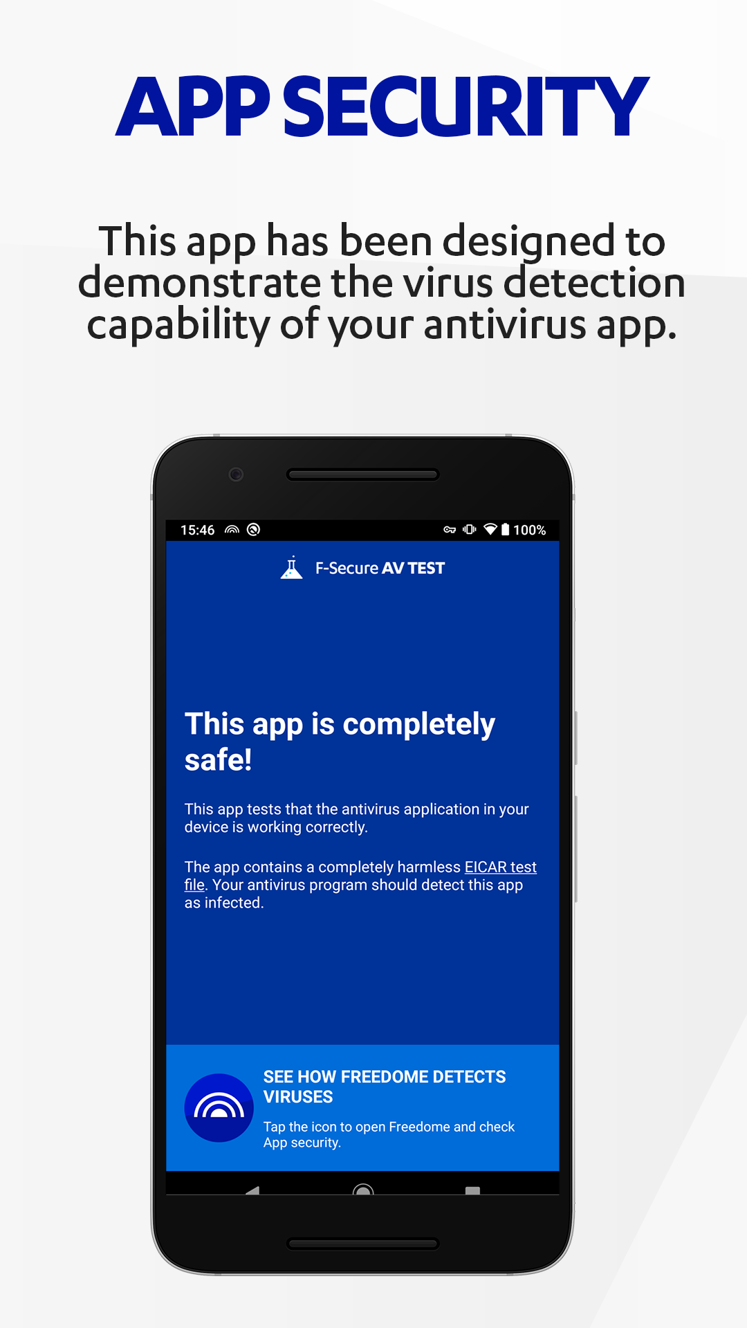 اسکرین شات 2 برنامه F-Secure AV Test