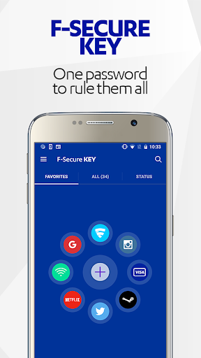 اسکرین شات 1 برنامه F-Secure KEY Password manager