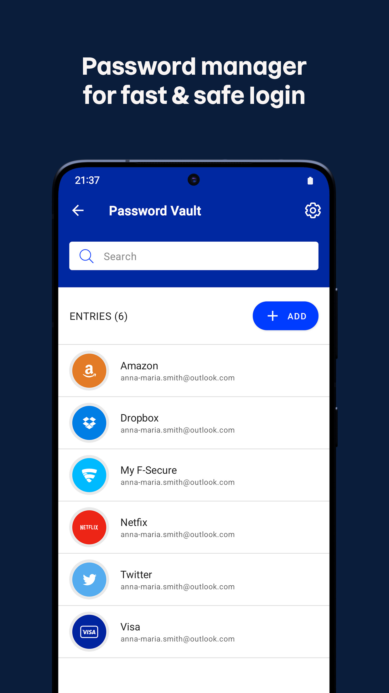 اسکرین شات 5 برنامه F-Secure: Total Security & VPN