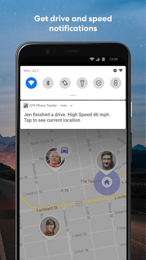 اسکرین شات 4 برنامه GPS Phone Tracker & Mileage Tracker