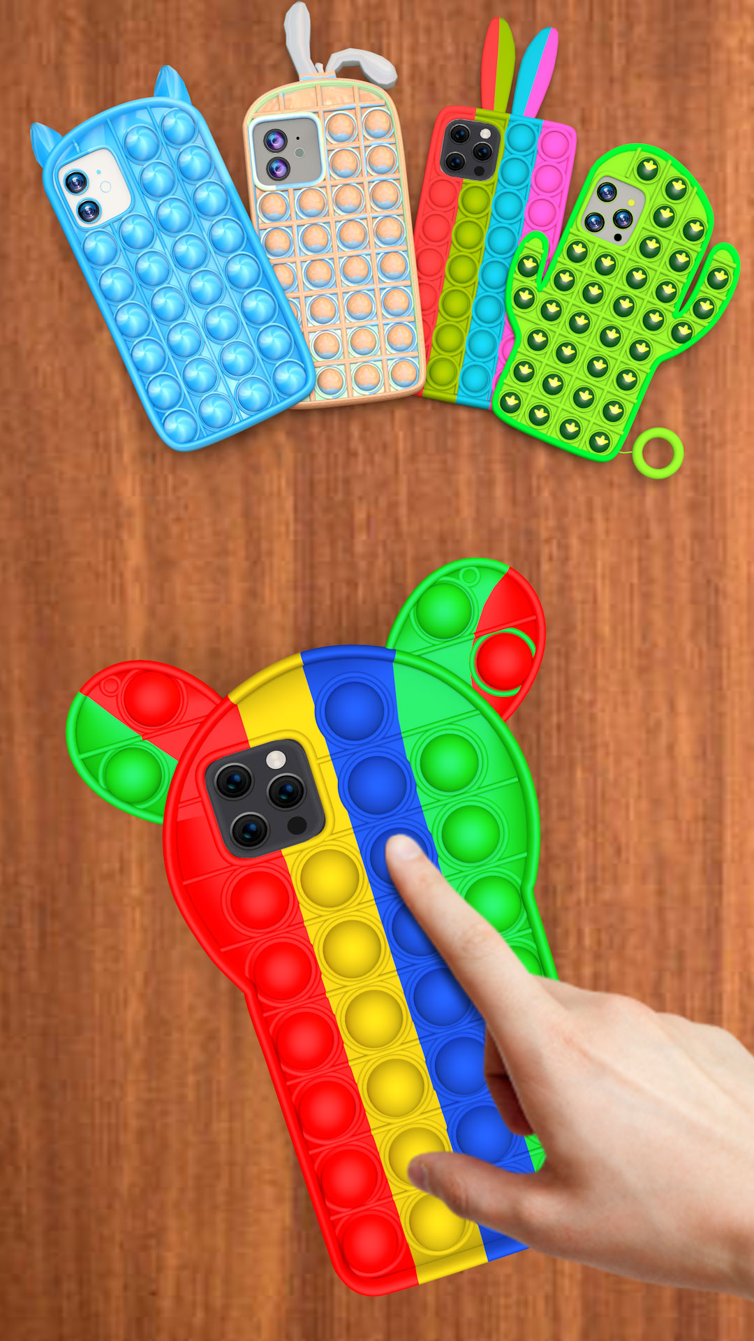 اسکرین شات 3 بازی Pop it Antistress puppet game