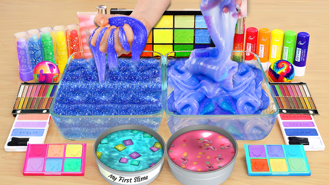 اسکرین شات 2 بازی DIY Makeup Slime: ASMR Games!