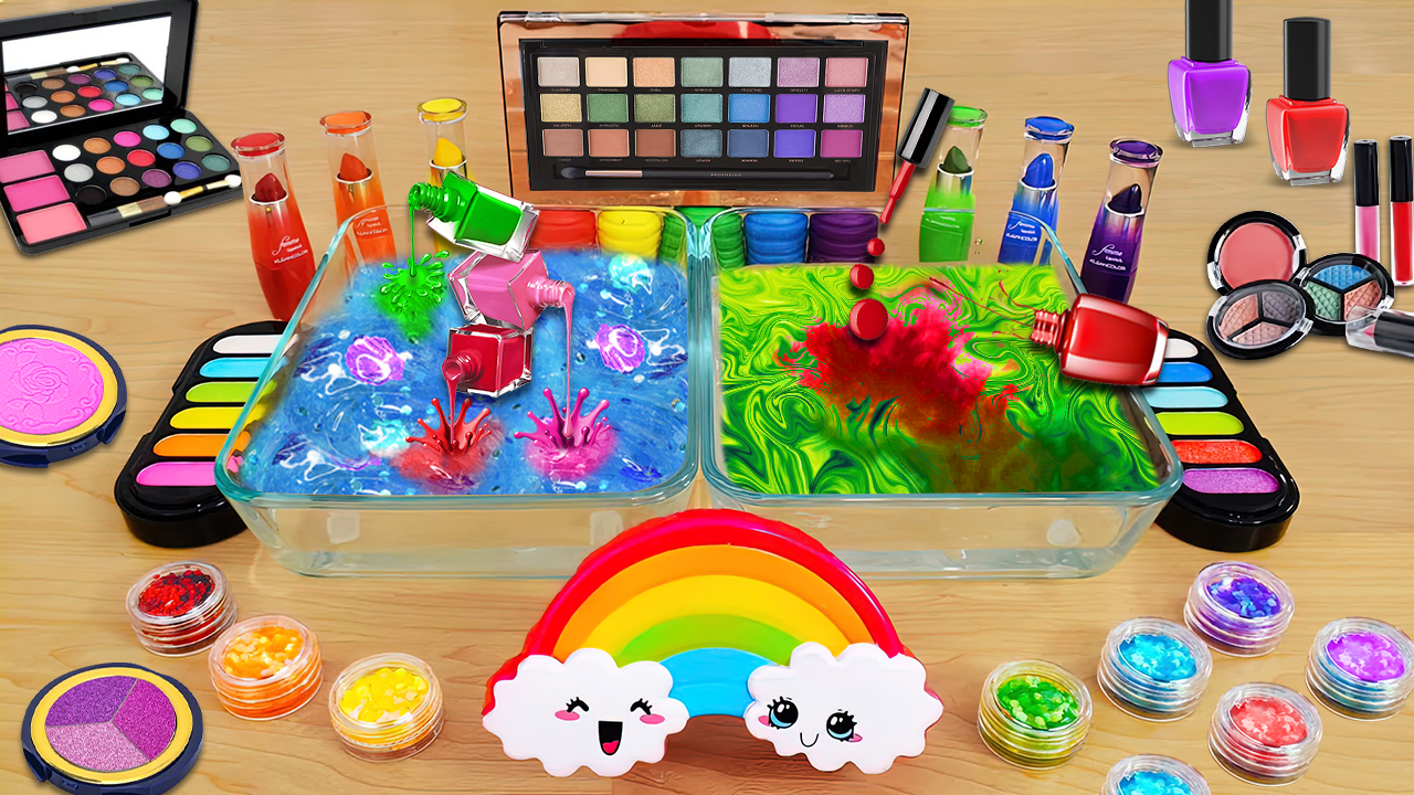 اسکرین شات 3 بازی DIY Makeup Slime: ASMR Games!