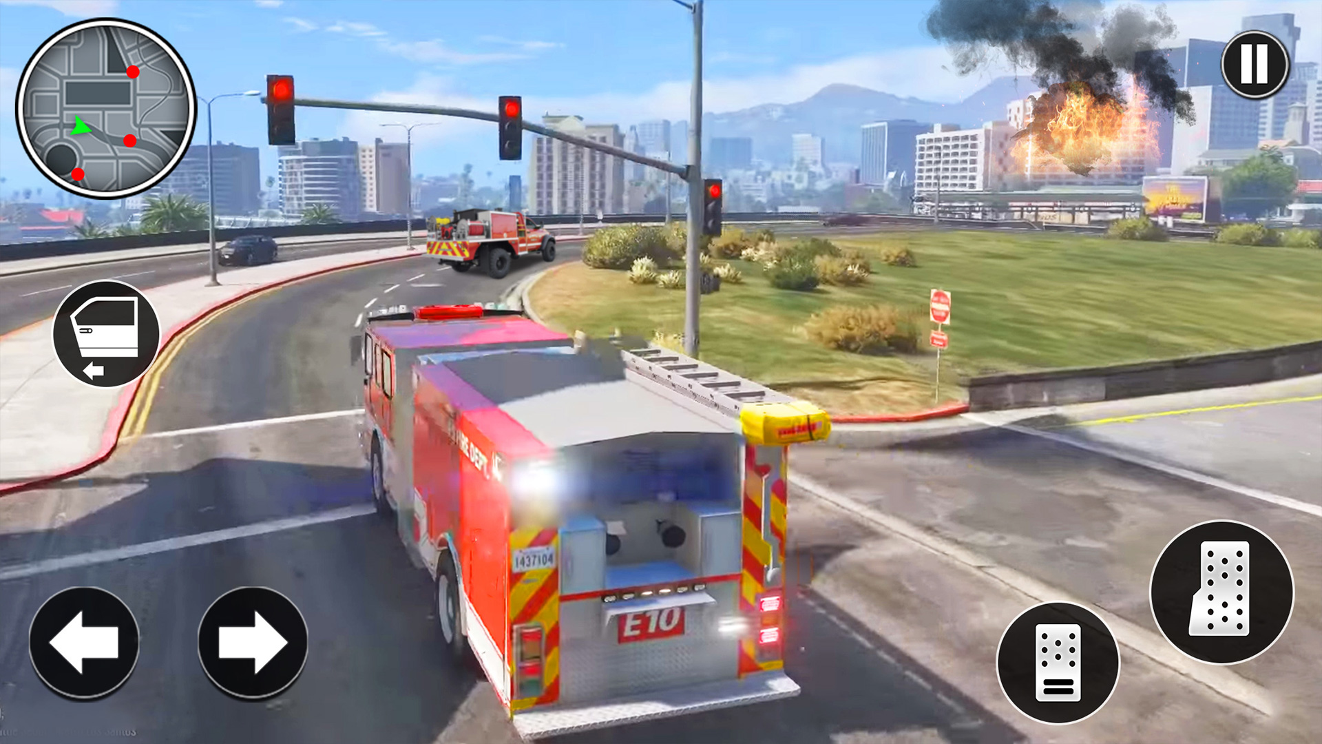 اسکرین شات 2 بازی City Emergency Driving Games