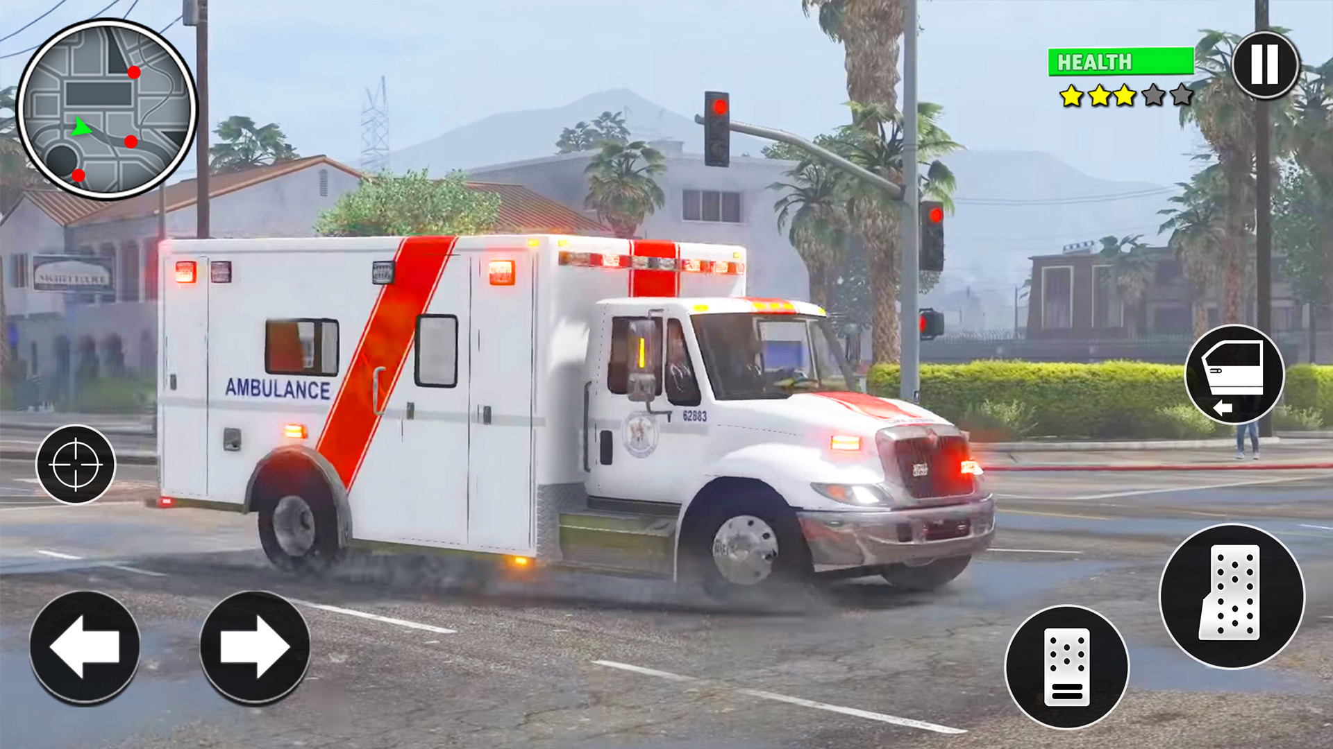 اسکرین شات 4 بازی City Emergency Driving Games