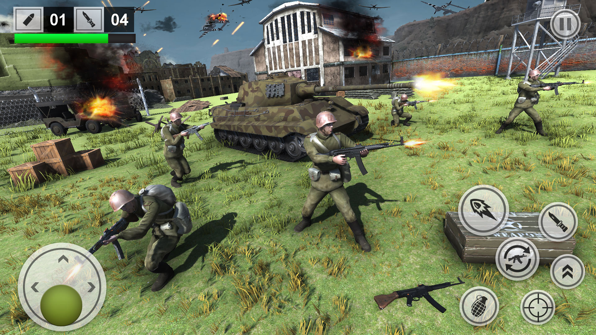 اسکرین شات 3 بازی World War 2 fps shooting