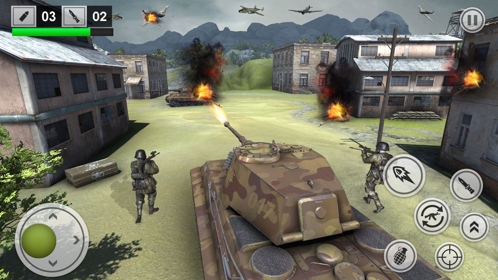 اسکرین شات 2 بازی World War 2 fps shooting
