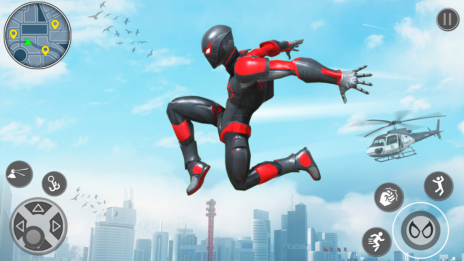 اسکرین شات 4 بازی Spider Hero: Superhero Games